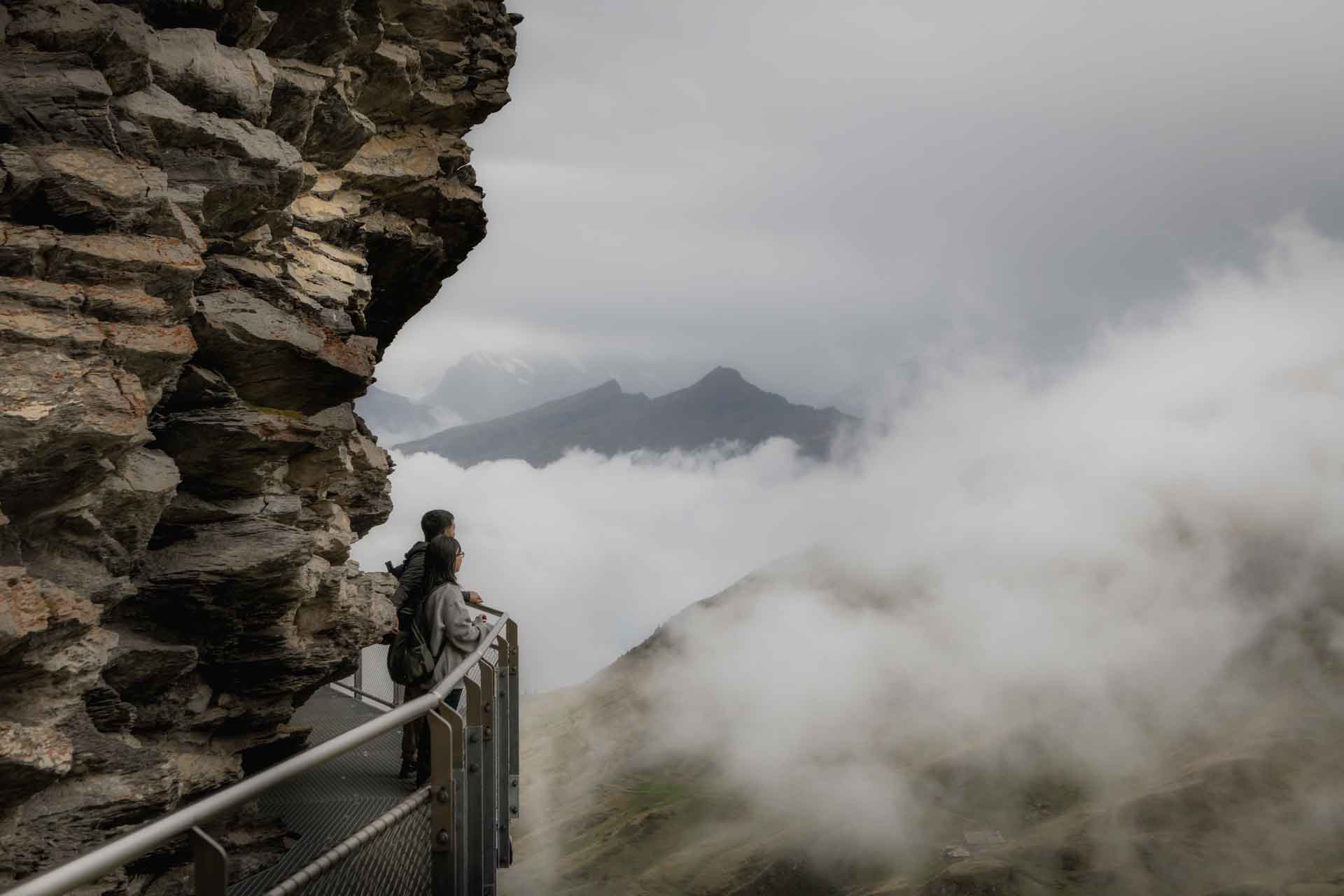 Photo shoot on Grindelwald First