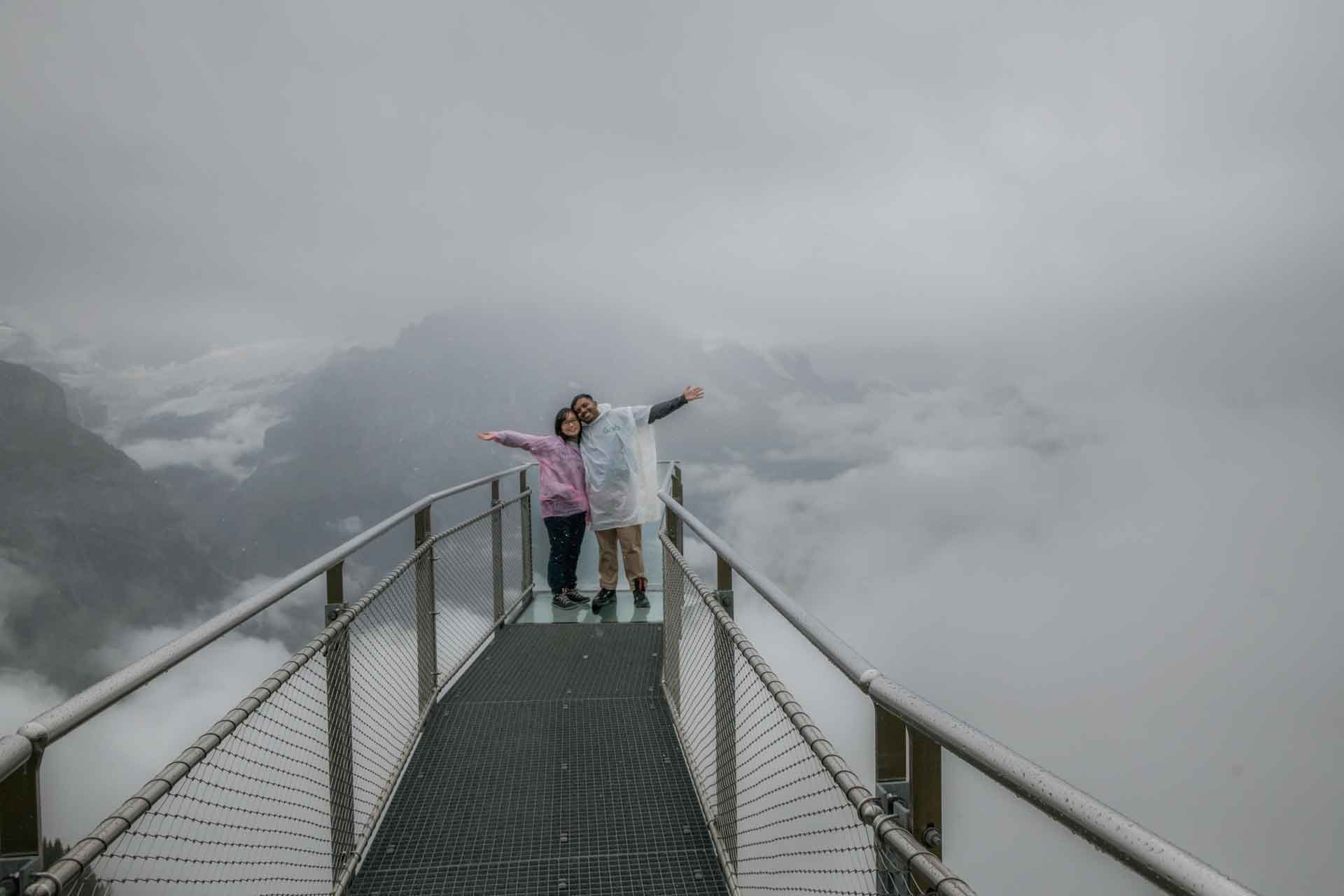 Photo shoot on Grindelwald First