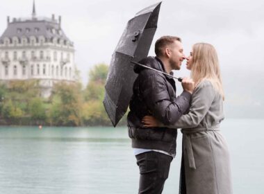 A Wet Surprise engagement in Iseltwald