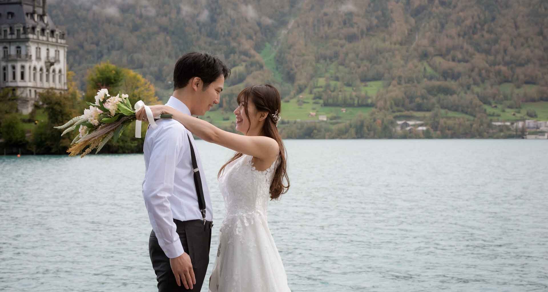 Before Wedding Photo Shoot in Iseltwald