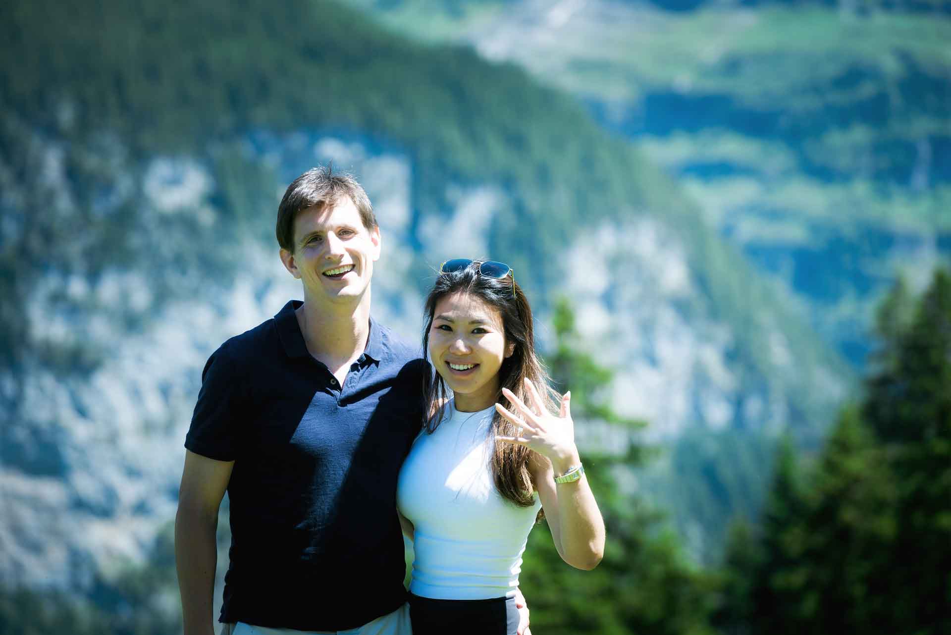 Surprise Engagement in the Swiss Alps