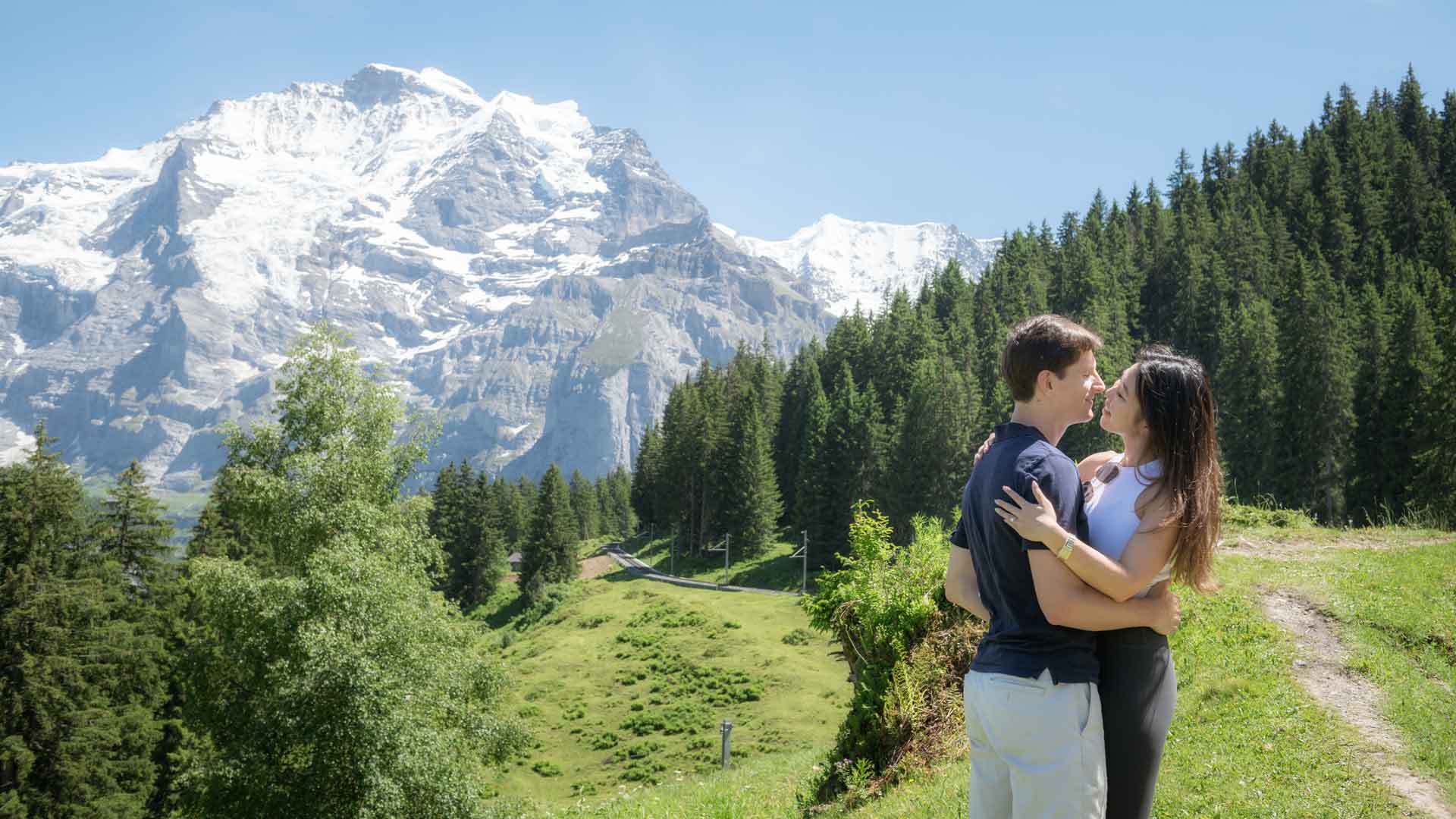 Surprise Engagement in the Swiss Alps