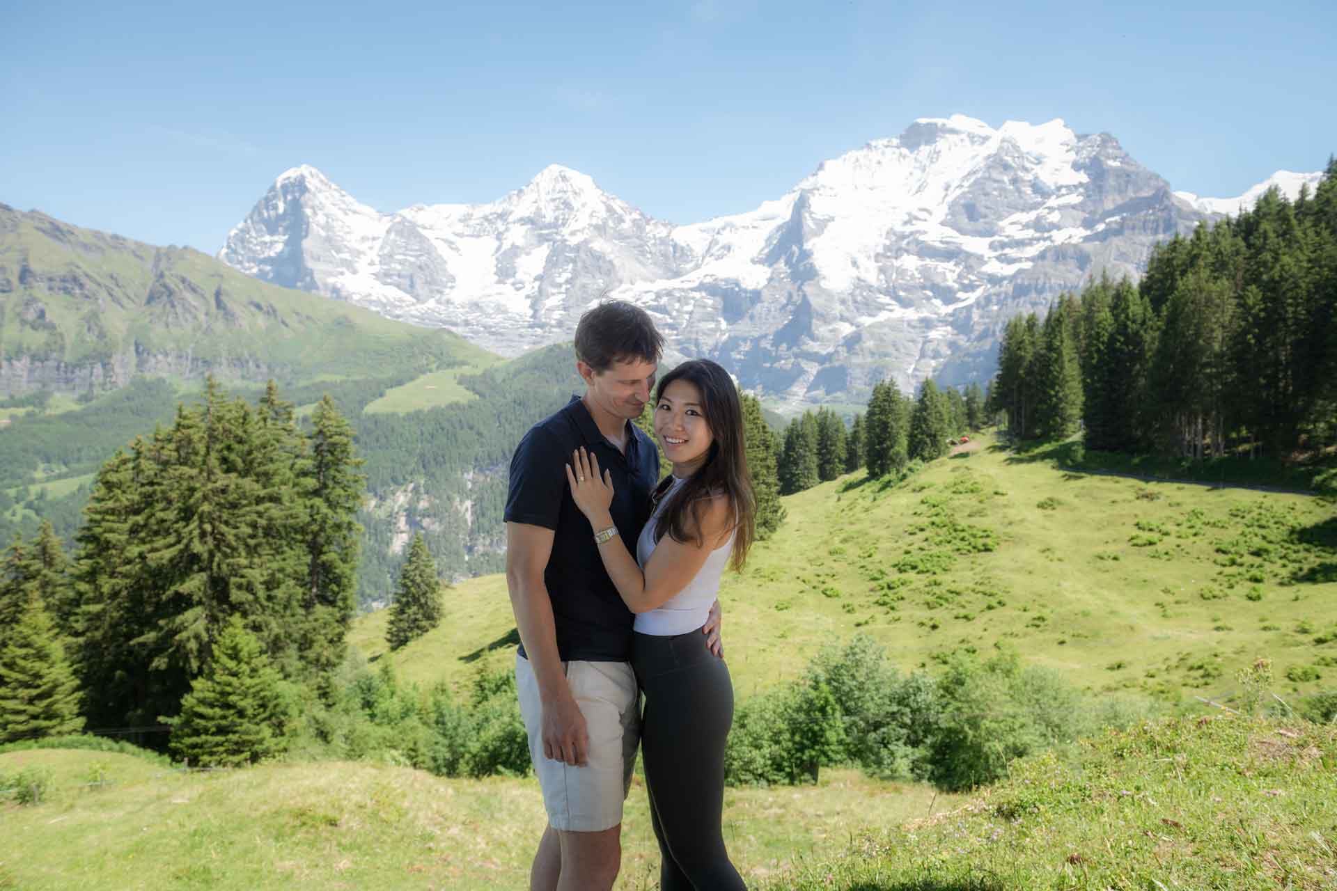 Surprise Engagement in the Swiss Alps