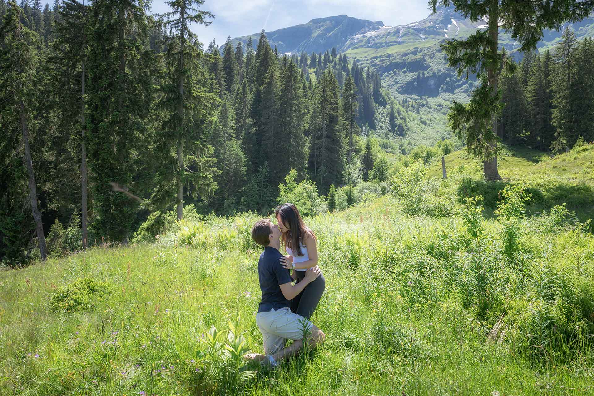 Surprise Engagement in the Swiss Alps