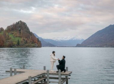 Early Morning Surprise Engagement in Iseltwald