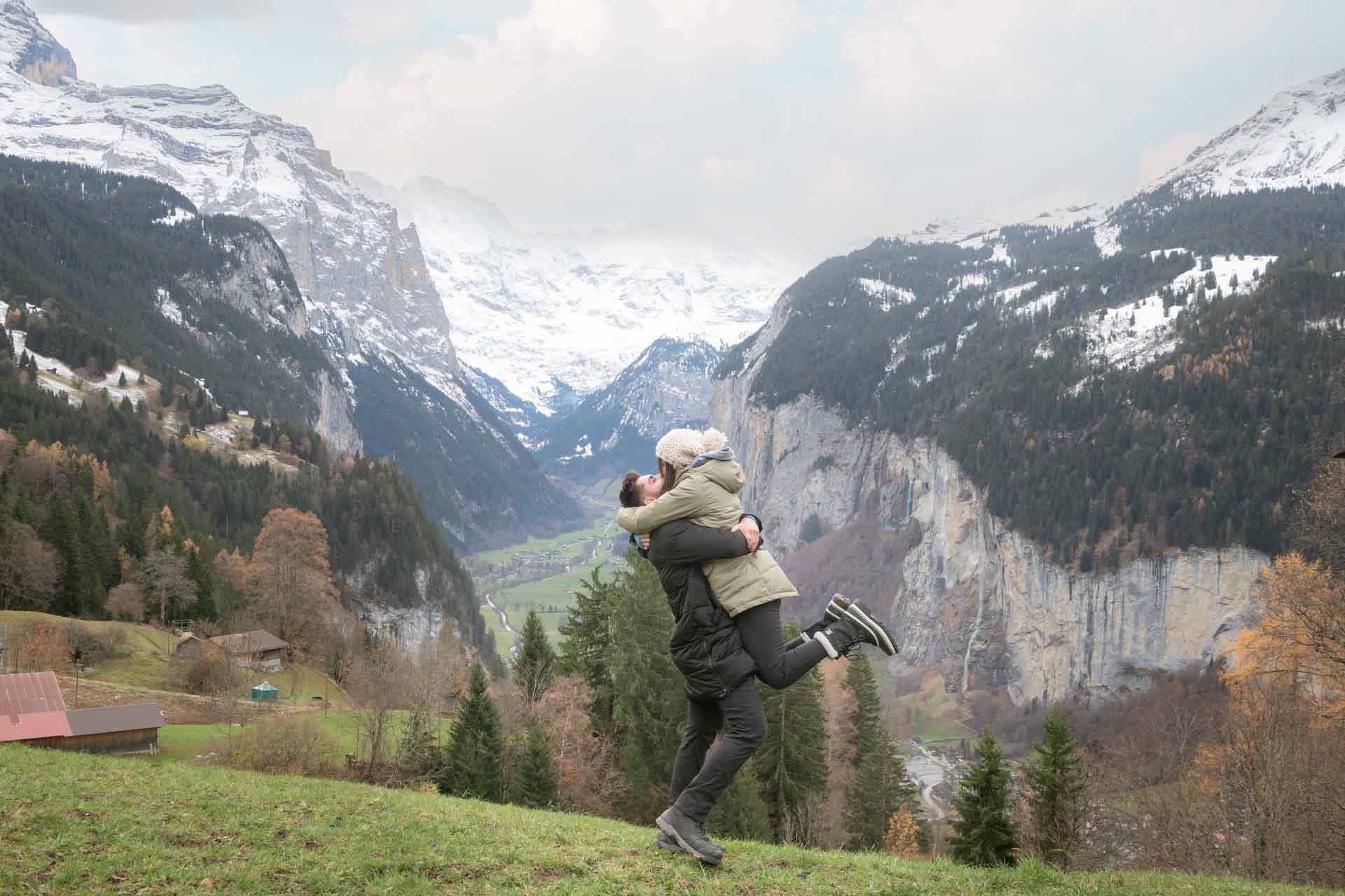 Engagement near Lauterbrunnen