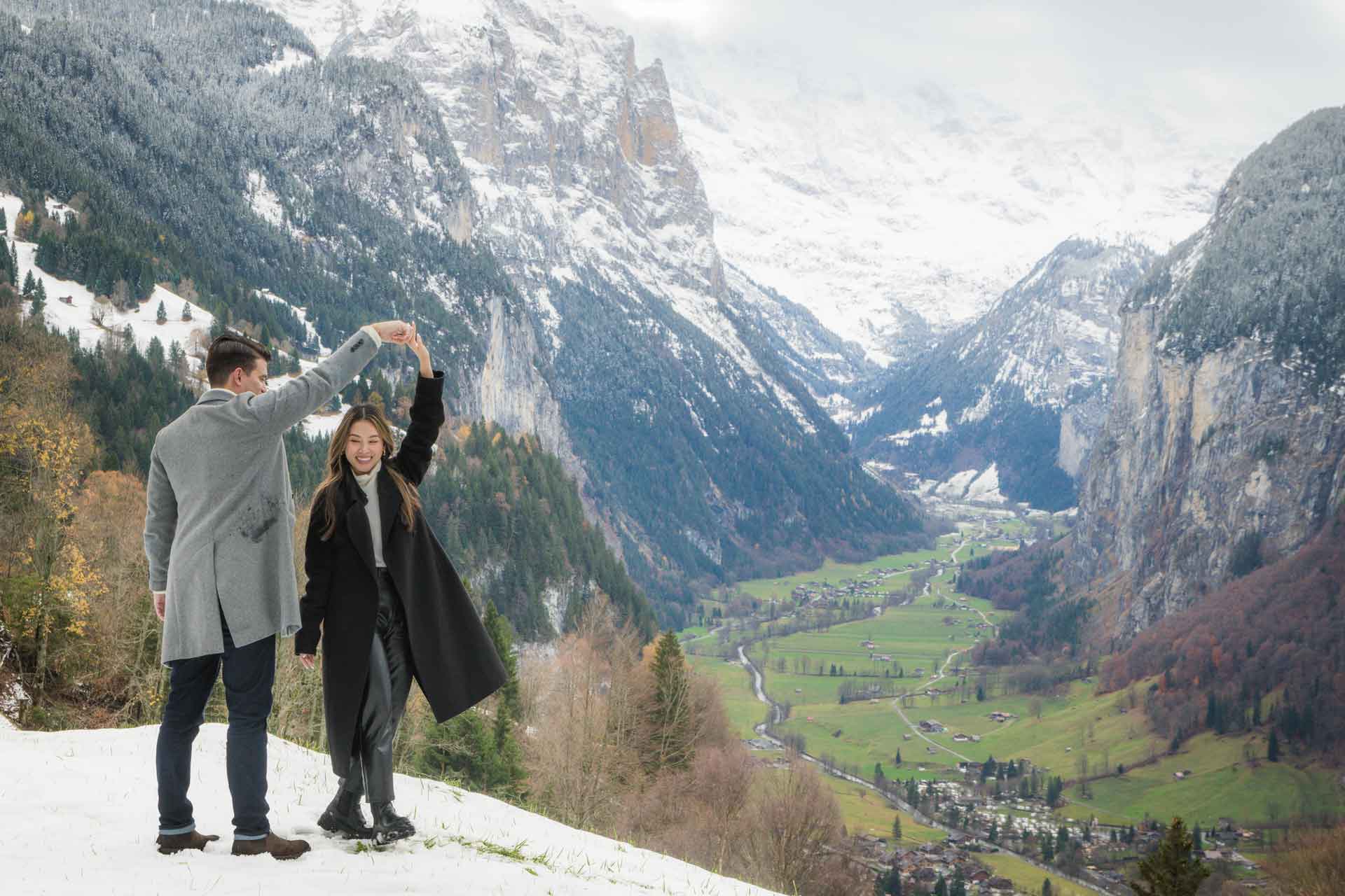 Engagement Lauterbrunnen Switzerland