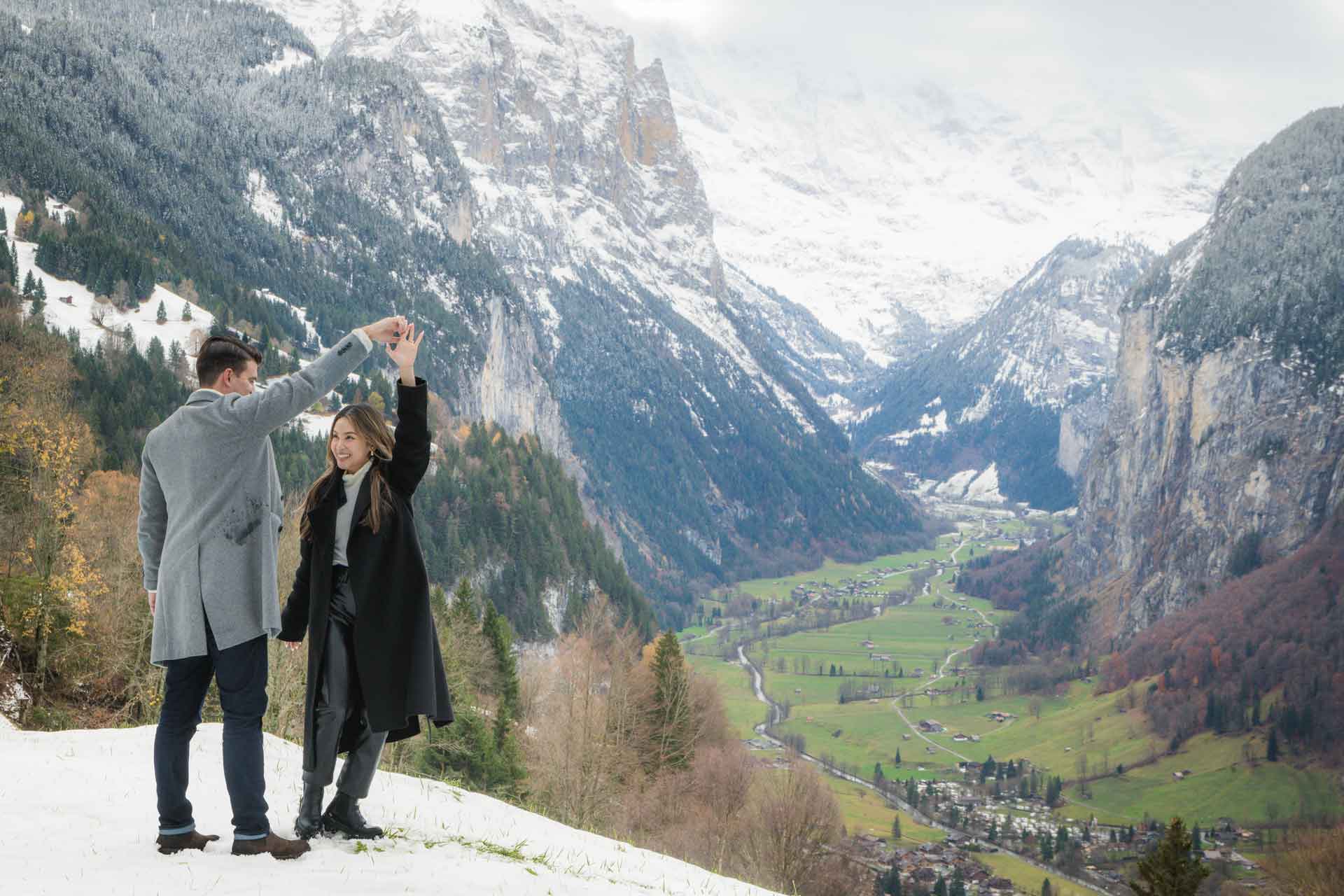 Engagement Lauterbrunnen Switzerland