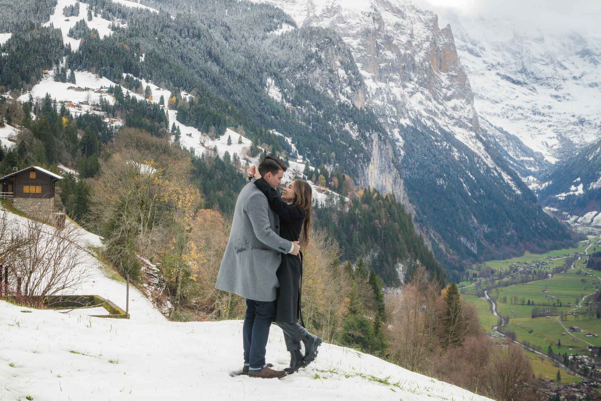 Engagement Lauterbrunnen Switzerland