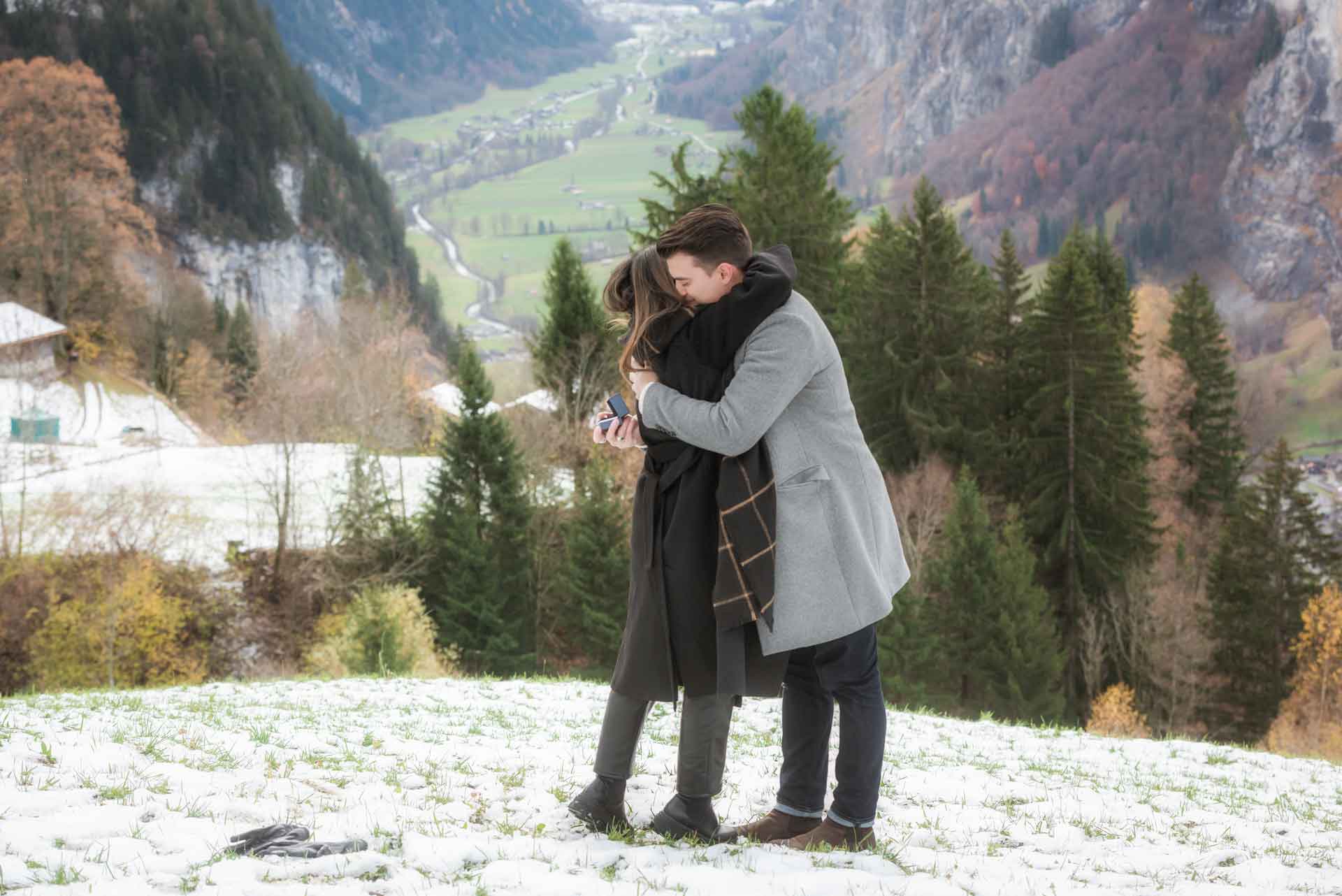 Engagement Lauterbrunnen Switzerland