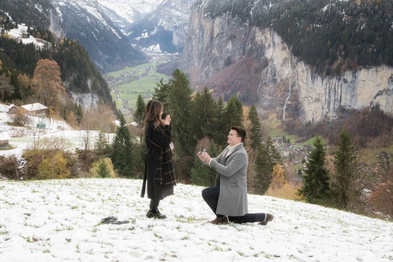 Surprise Engagement in the Snow