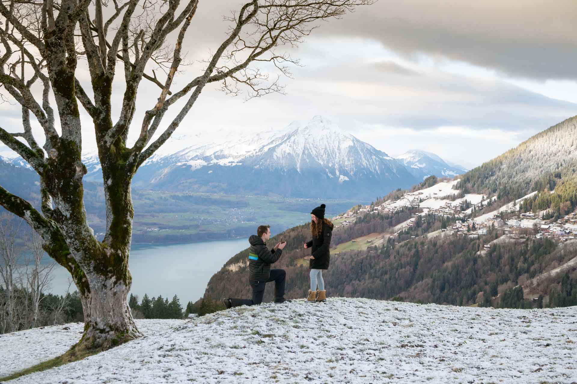 Surprise Engagement near Interlaken