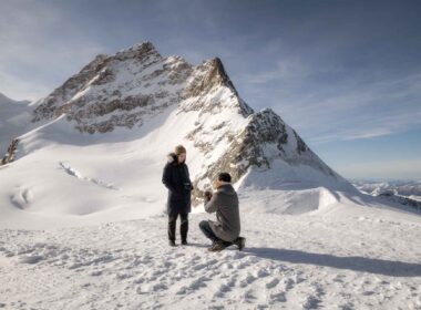 Engagement on the Jungfraujoch