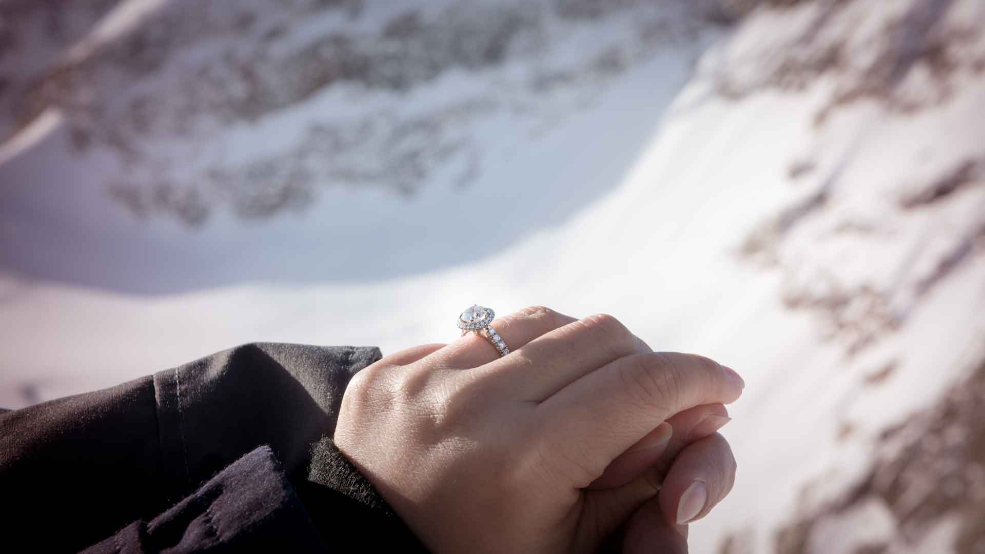 Engagement on the Jungfraujoch