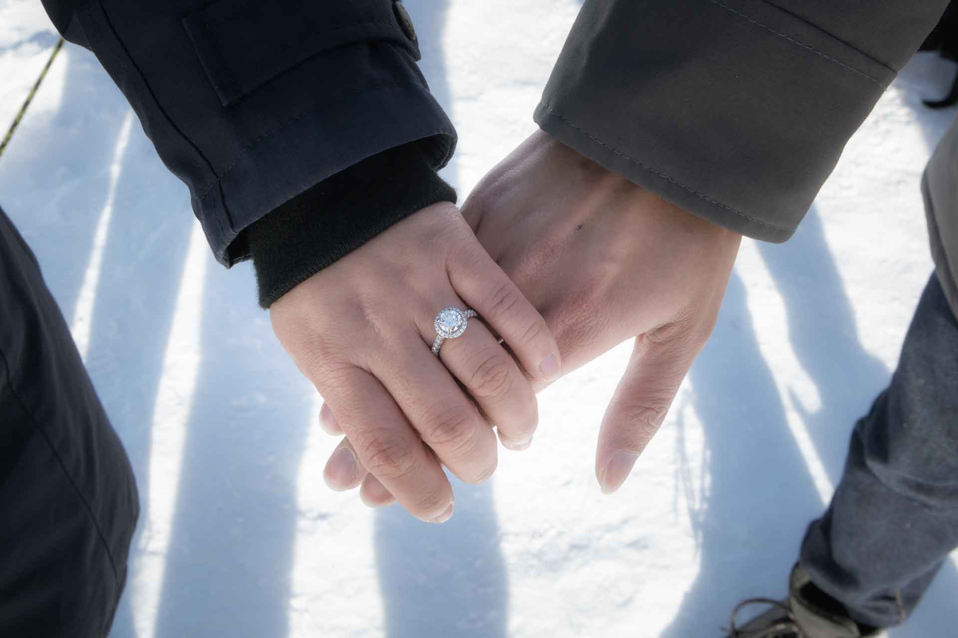 Engagement on the Jungfraujoch