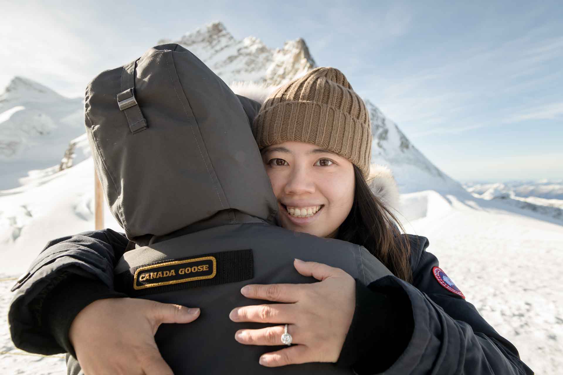 Engagement on the Jungfraujoch