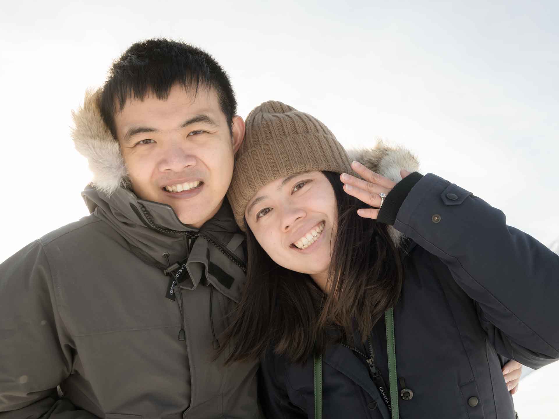 Engagement on the Jungfraujoch