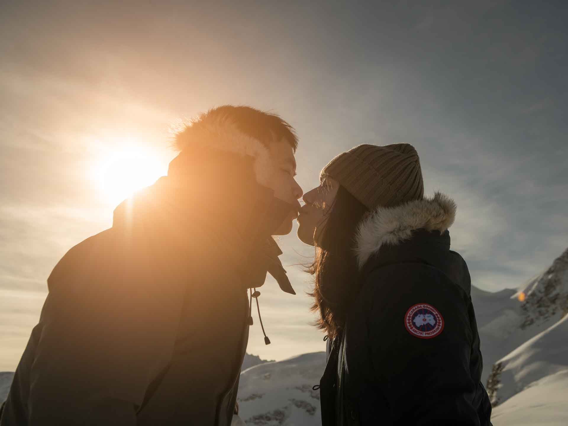 Engagement on the Jungfraujoch