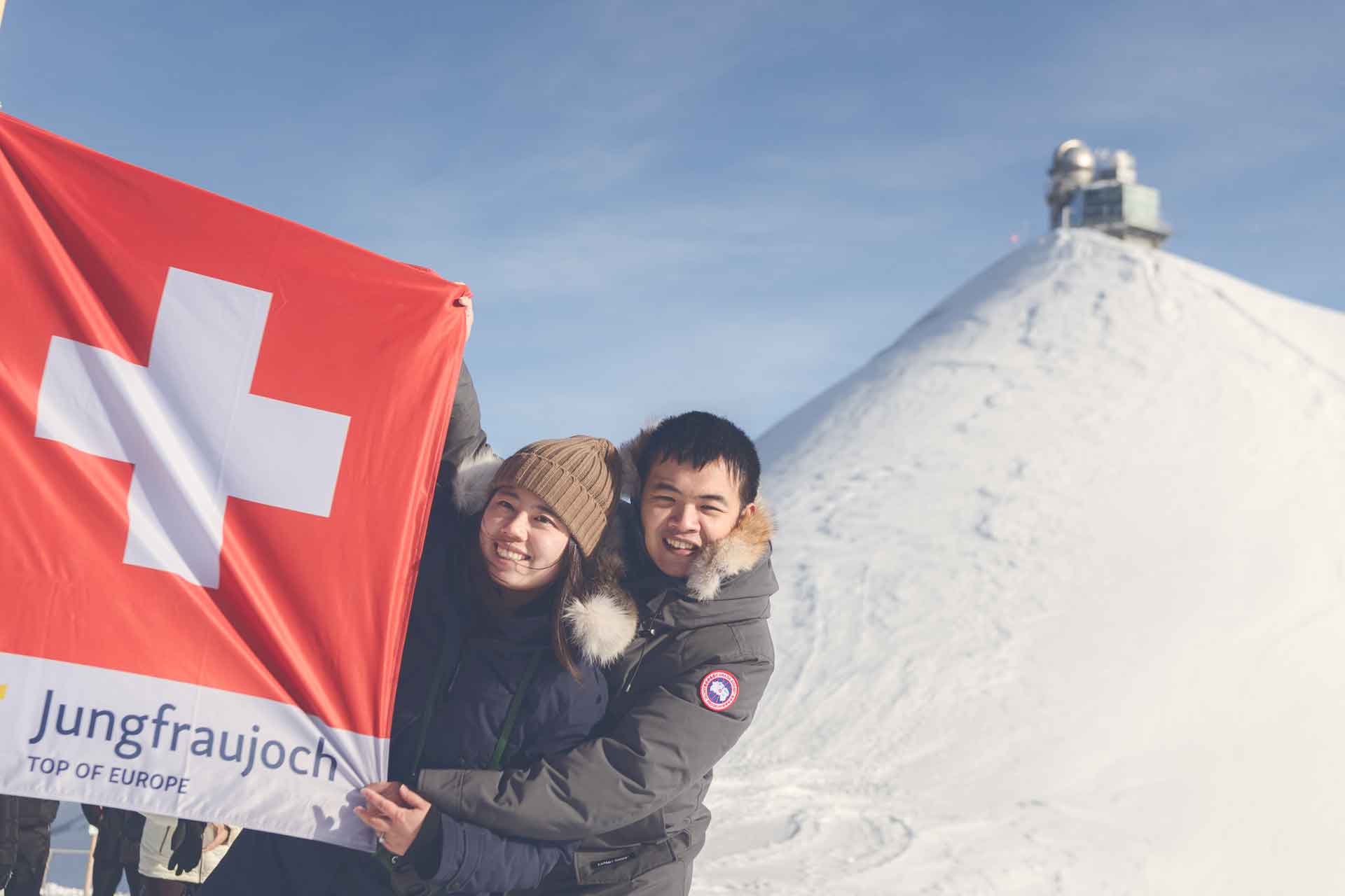 Engagement on the Jungfraujoch