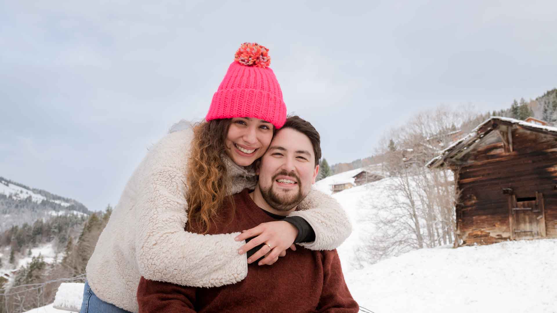 Surprise Marriage Proposal in the Snow