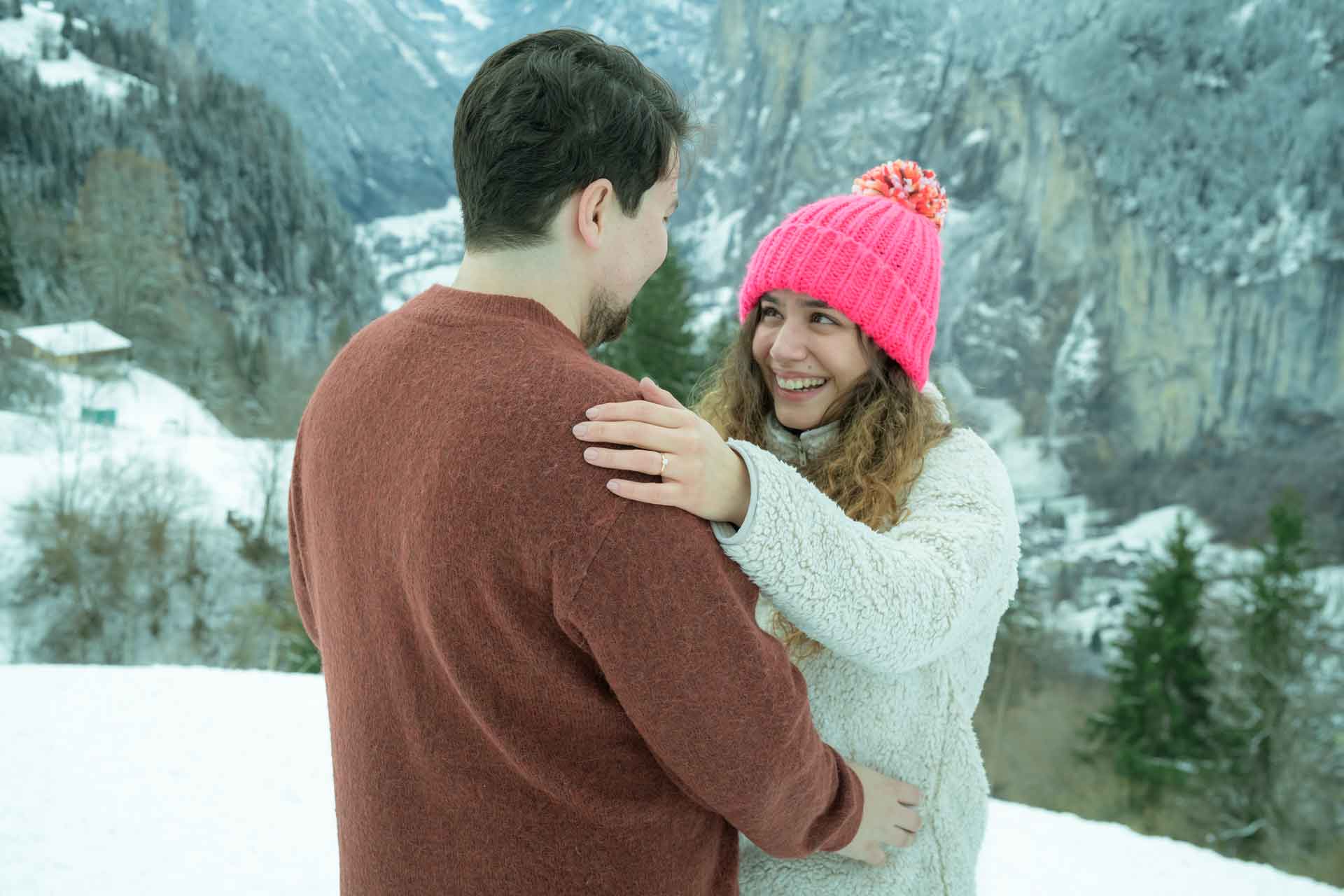 Surprise Marriage Proposal in the Snow