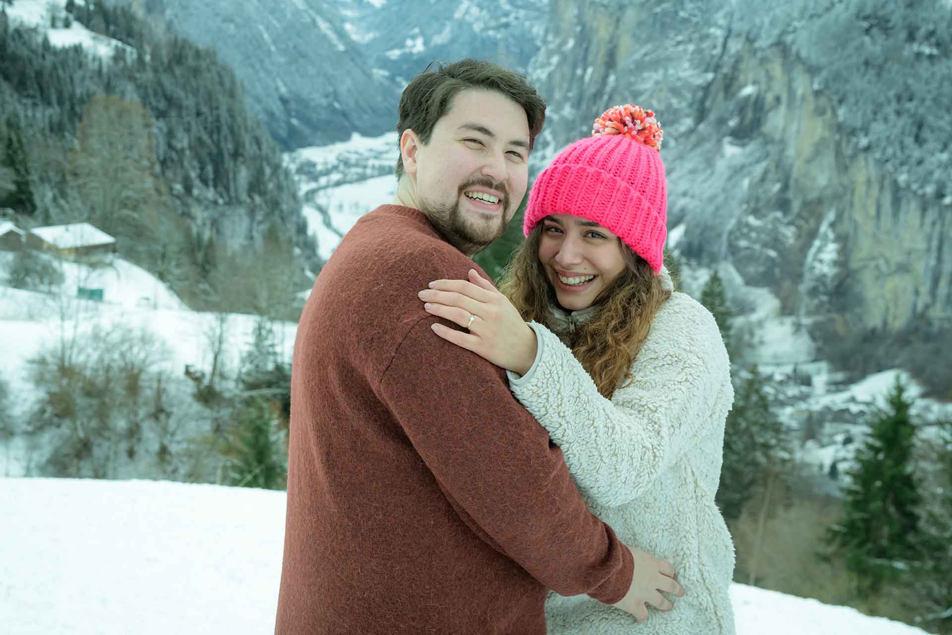 Surprise Marriage Proposal in the Snow