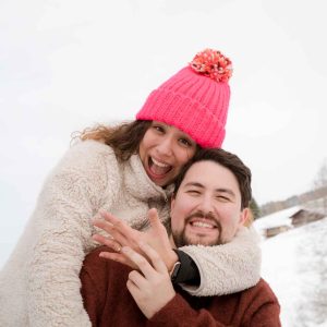 Surprise marriage proposal in the Swiss mountains Surprise marriage proposal in the Swiss mountains