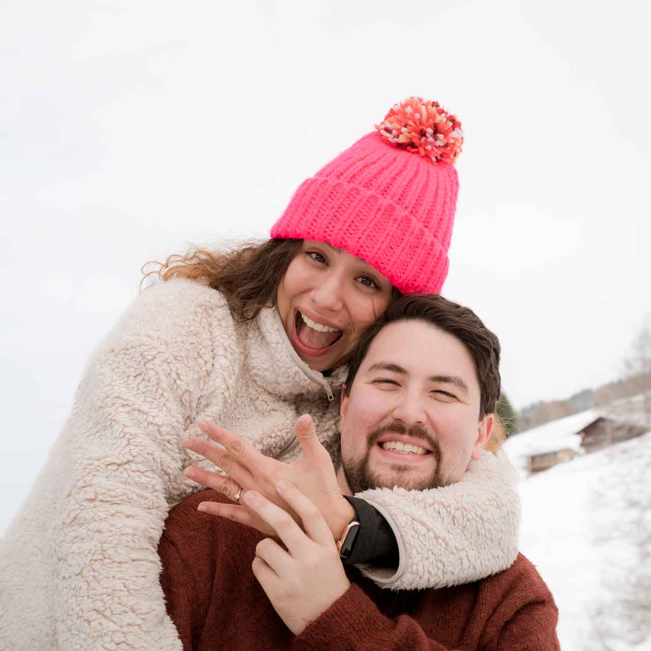 Surprise Marriage Proposal in the Snow