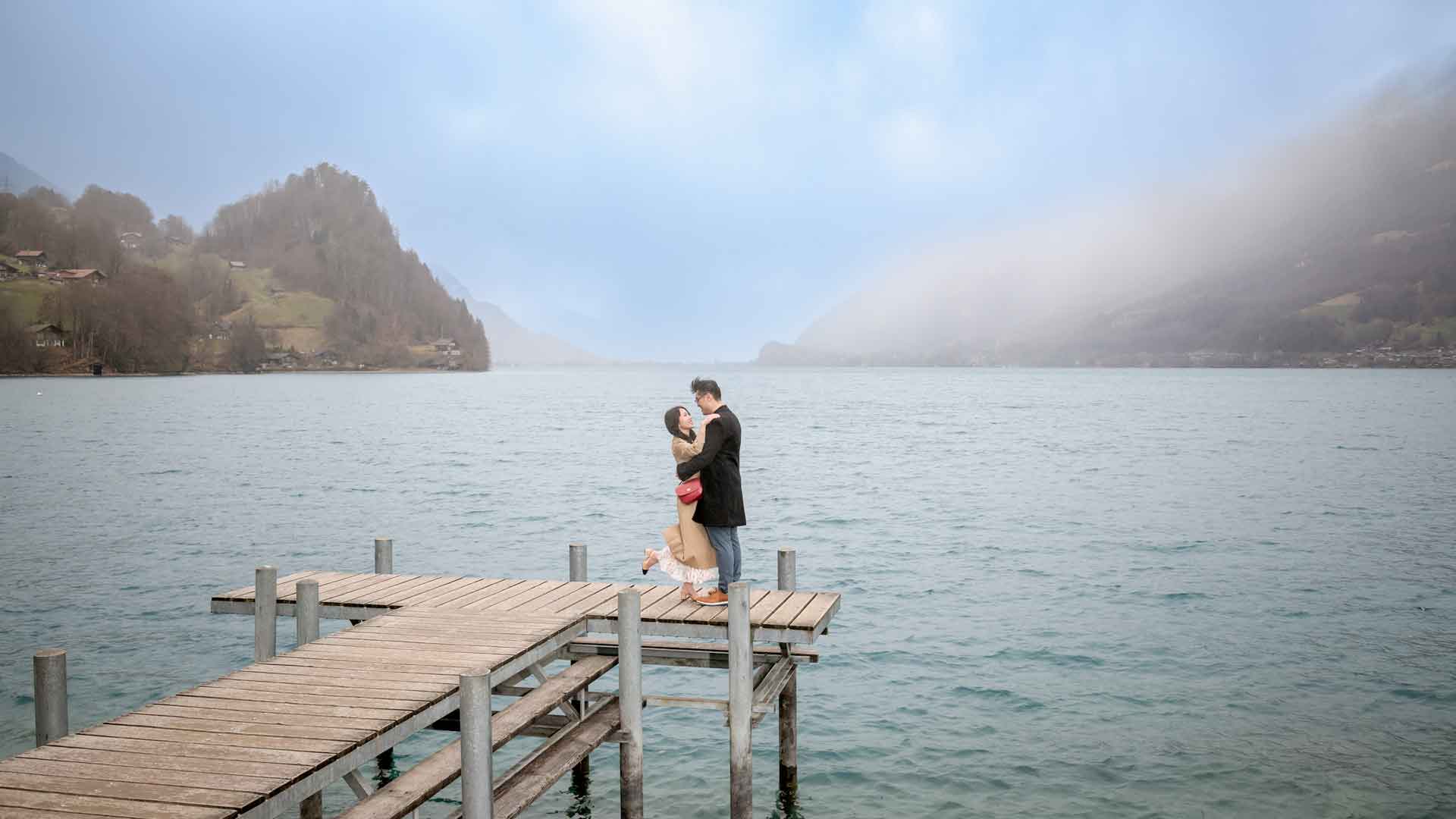 Honeymoon Photo Shoot in Iseltwald