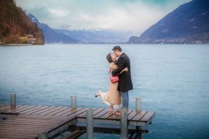Crash Landing On You Film Location in Iseltwald Honeymoon Photo Shoot in Iseltwald