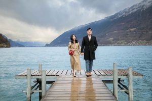 Crash Landing On You Film Location in Iseltwald Honeymoon Photo Shoot in Iseltwald