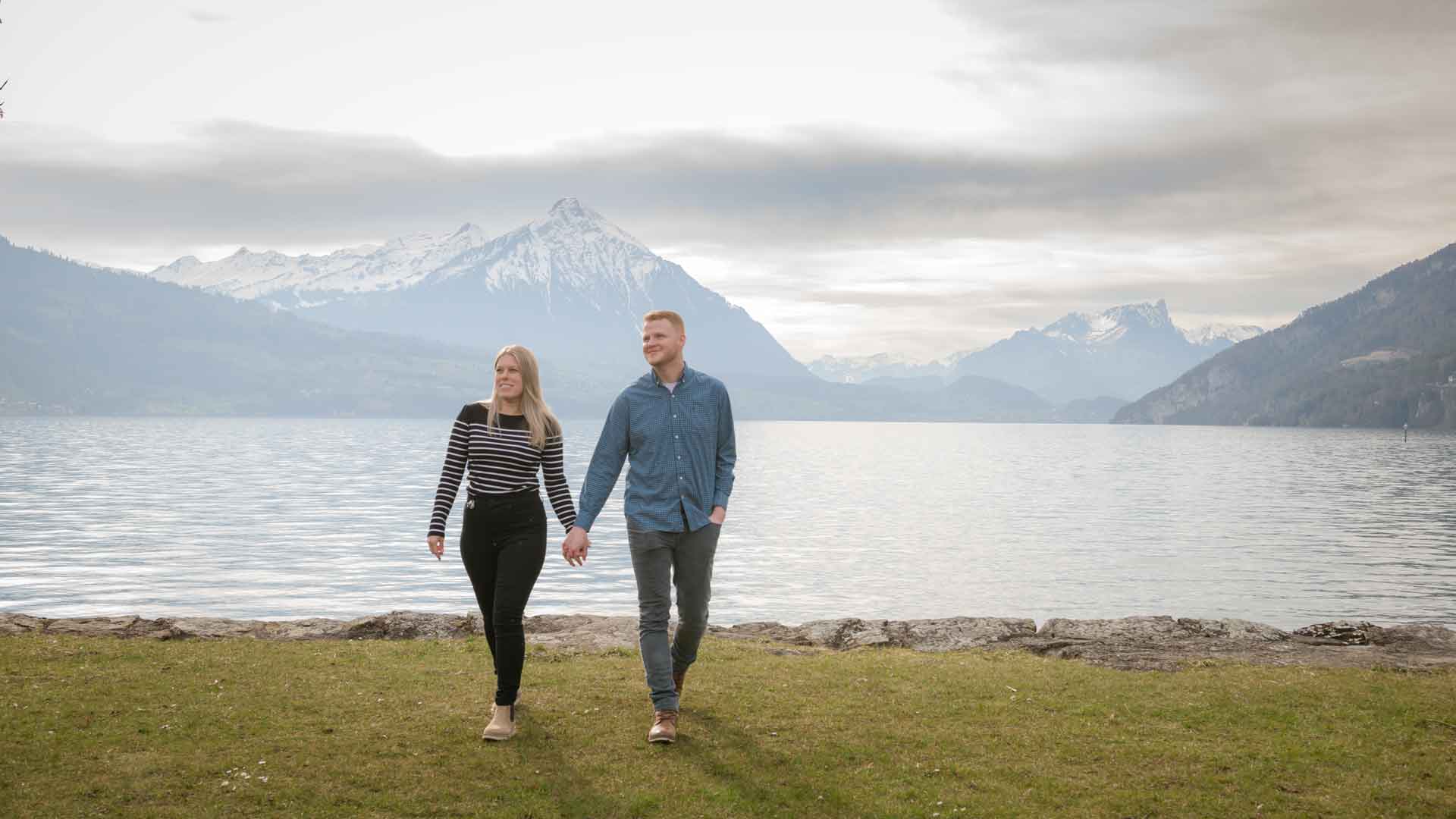 Engagement Photo Shoot in Interlaken