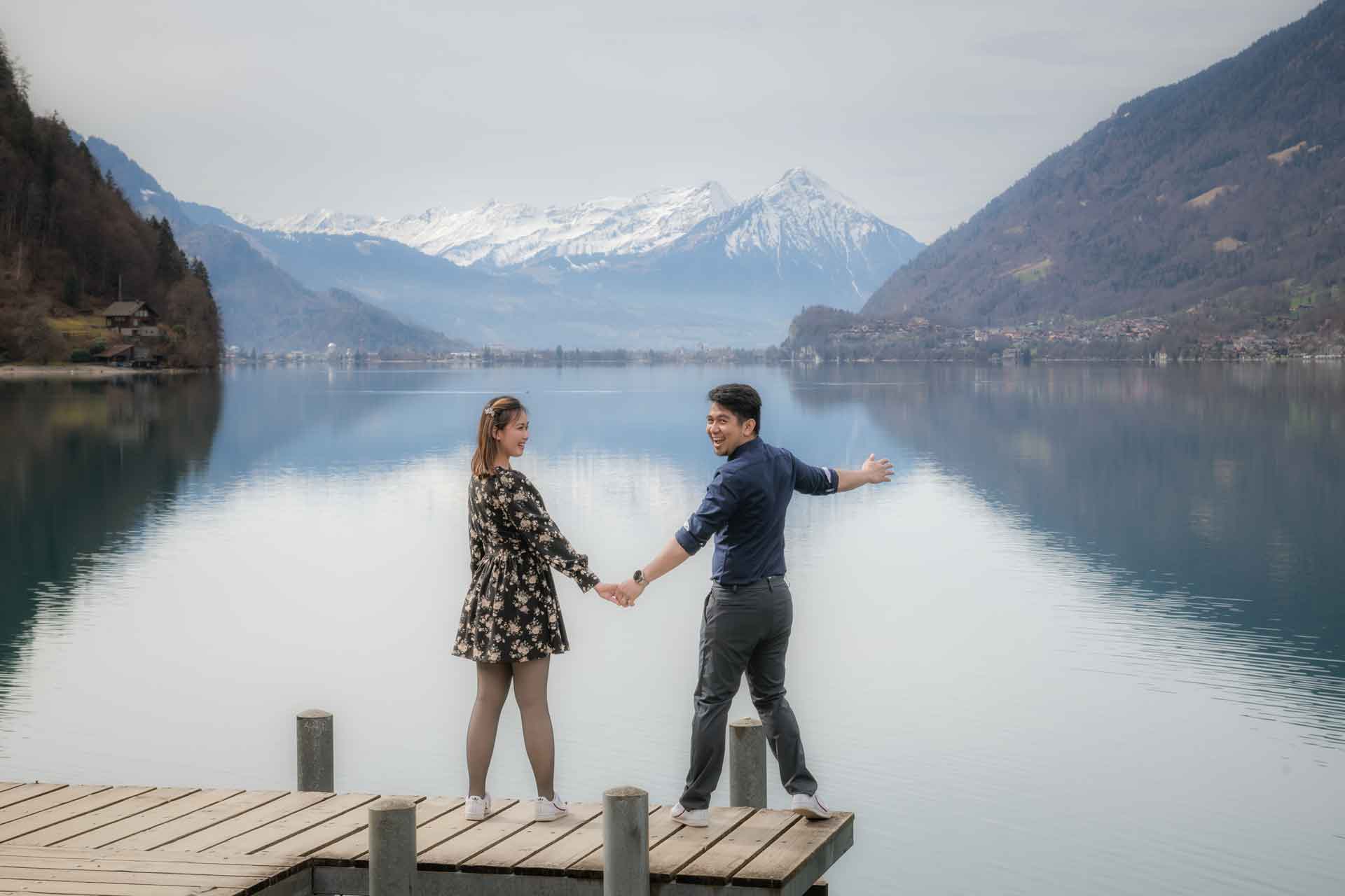 Iseltwald Pier Couples Photo Shoot