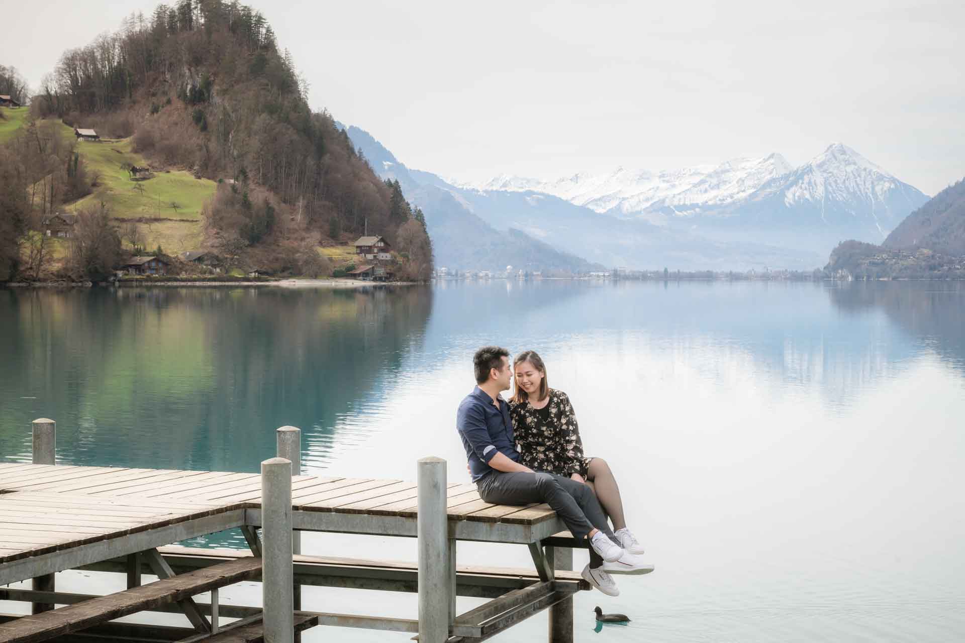 Iseltwald Pier Couples Photo Shoot