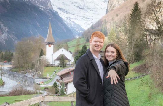 Surprise Engagement Proposal in Lauterbrunnen