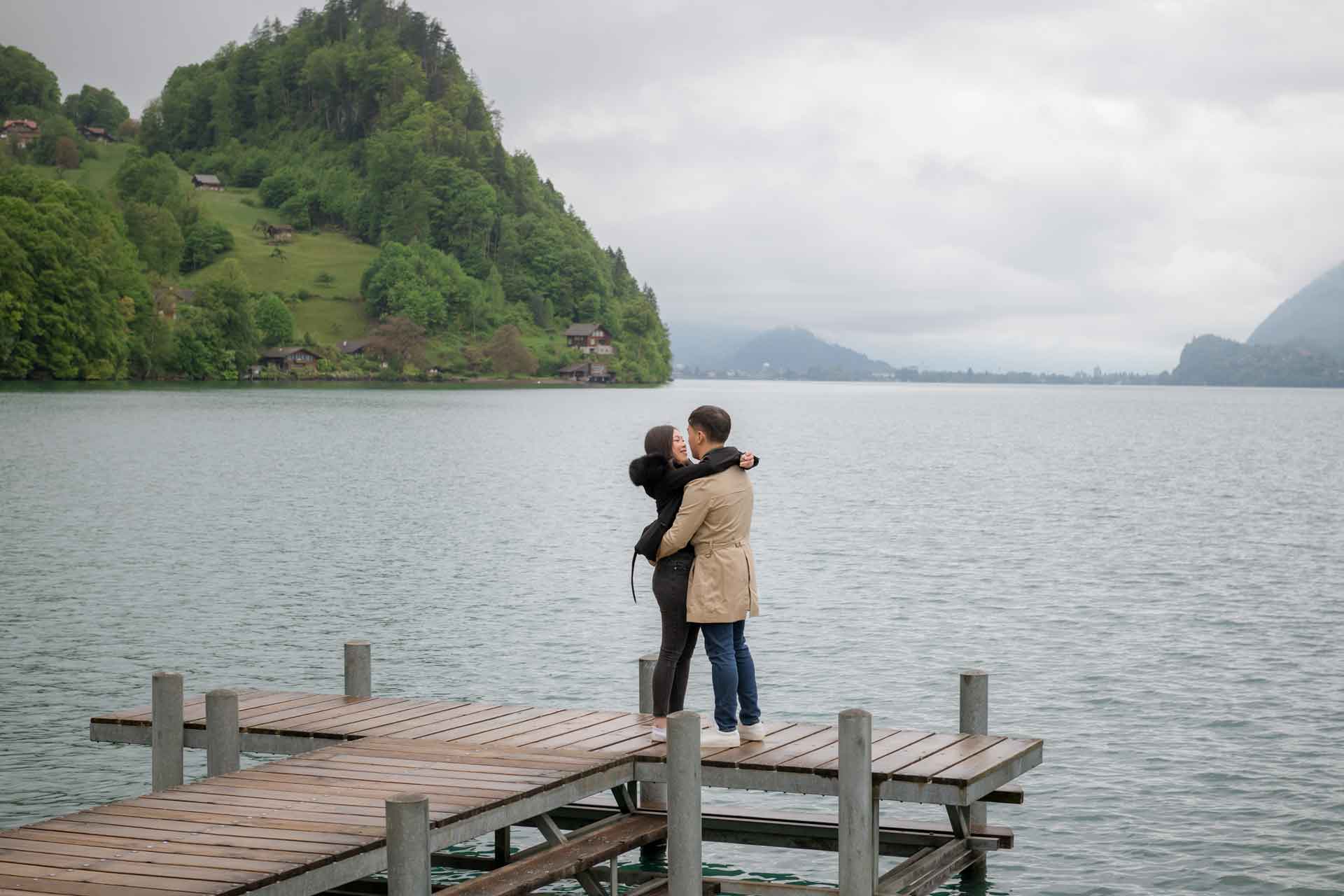 Marriage Proposal on Iseltwald Pier