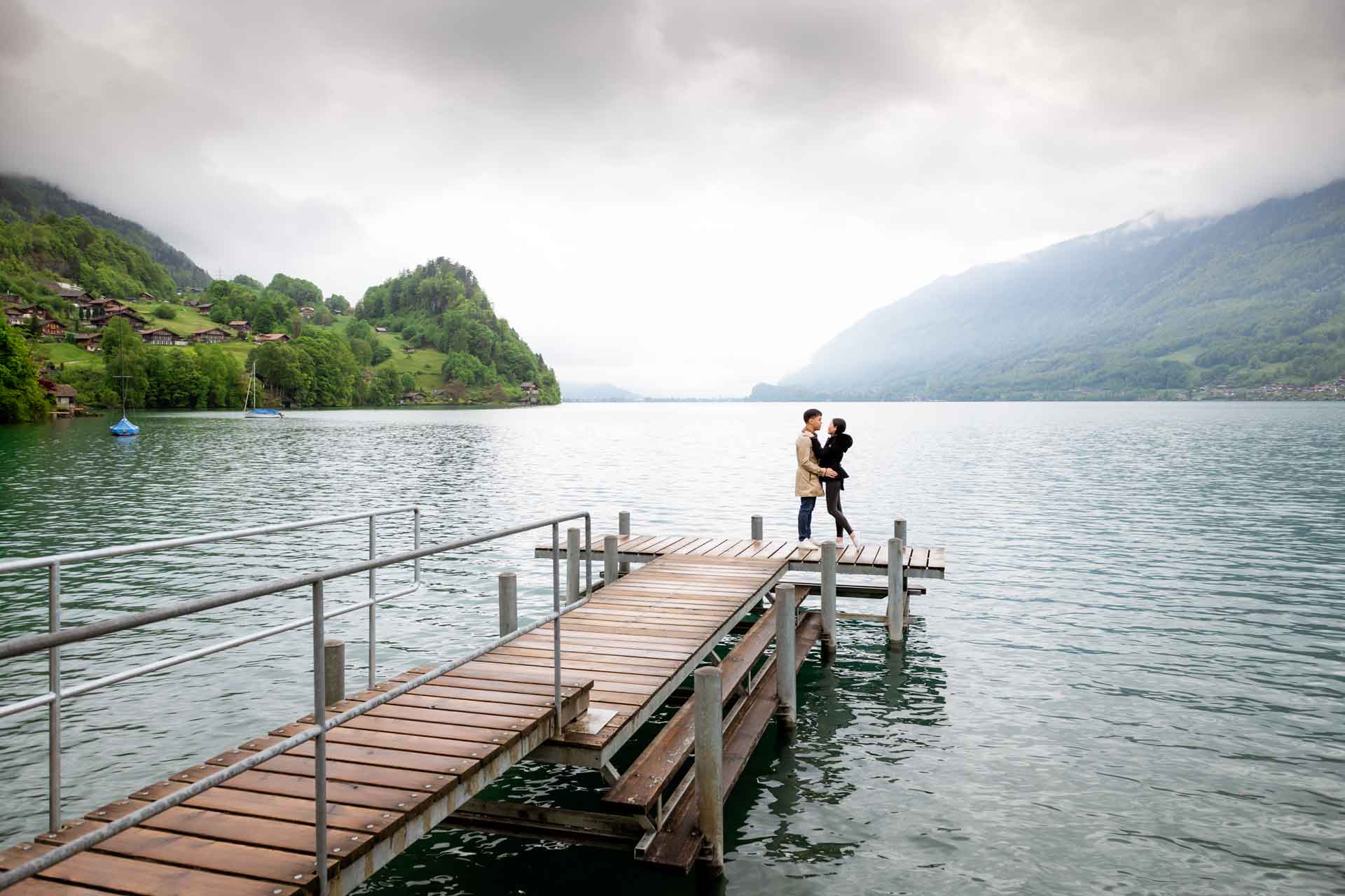 Marriage Proposal on Iseltwald Pier