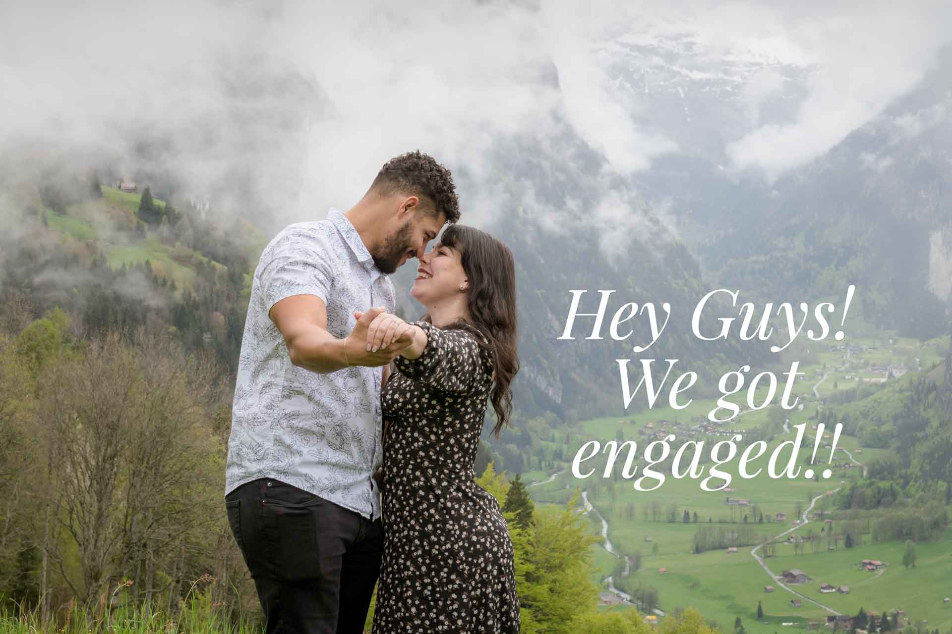 Marriage Proposal in Bad Weather