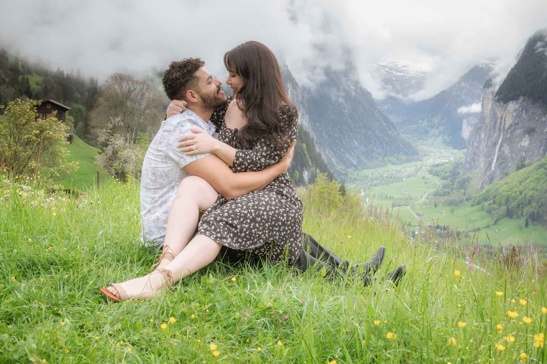 Marriage Proposal in Bad Weather