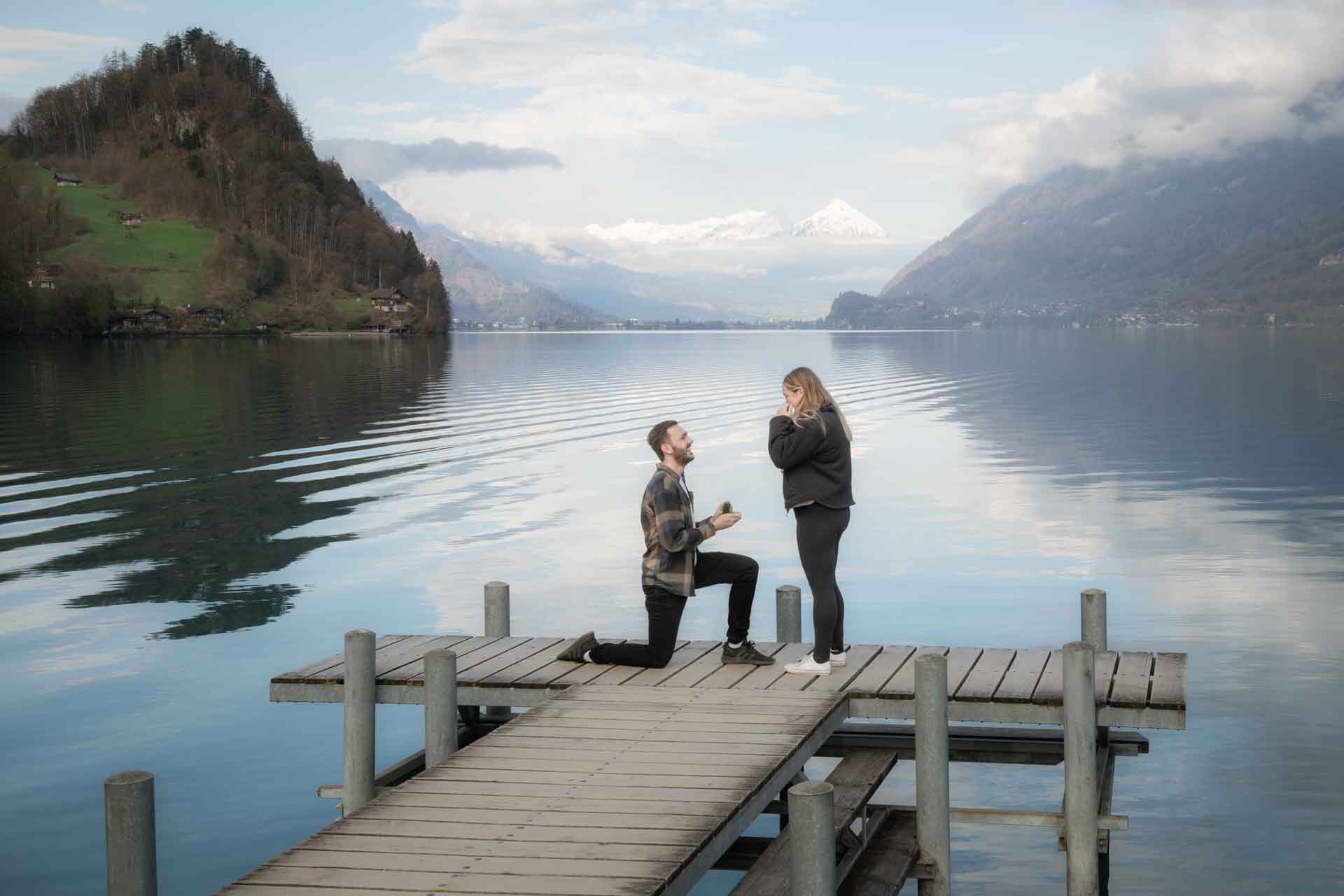 Marriage Proposal on Iseltwald Pier