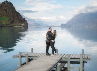 Marriage Proposal on Iseltwald Pier