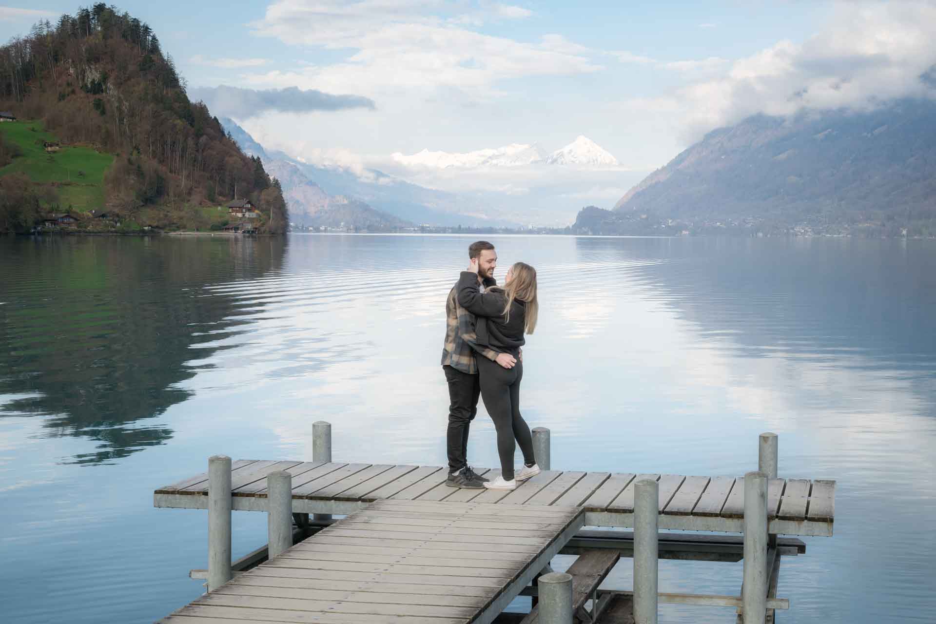 Marriage Proposal on Iseltwald Pier