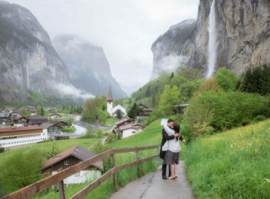 Marriage Proposal in Bad Weather