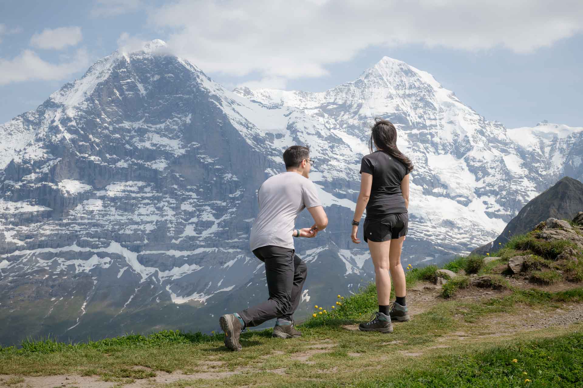 Engagement on the Royal Walk