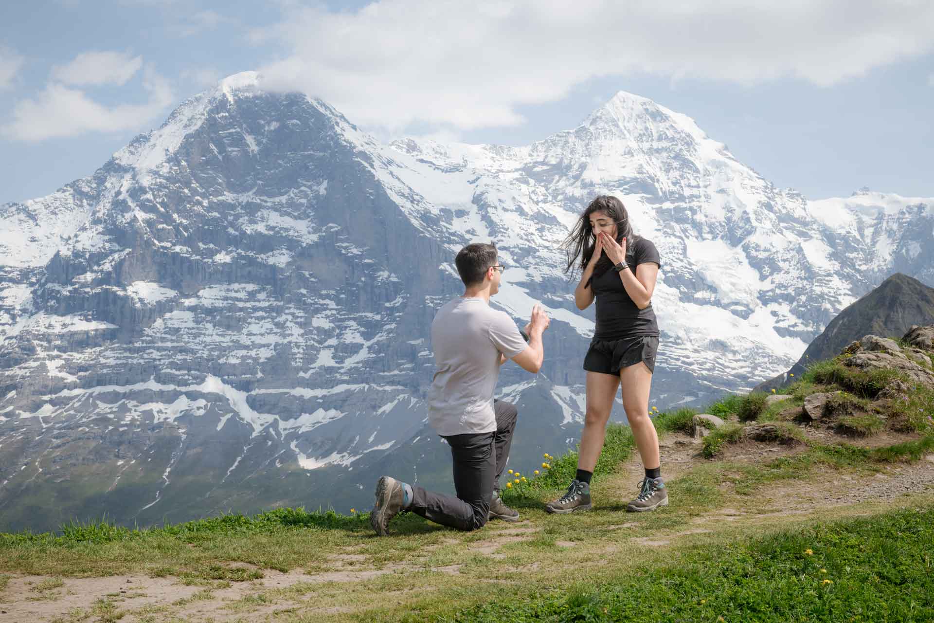 Engagement on the Royal Walk