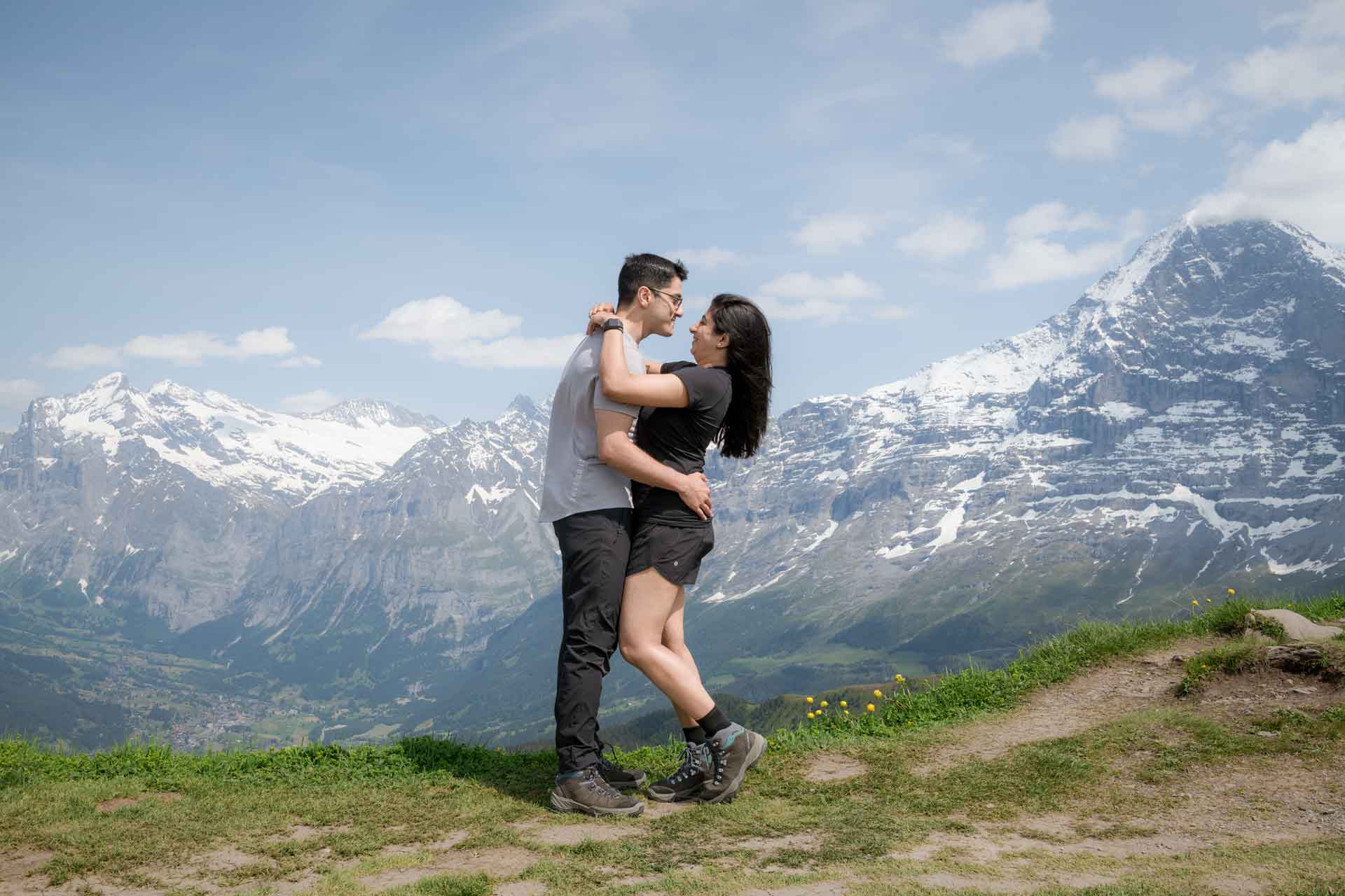 Engagement on the Royal Walk