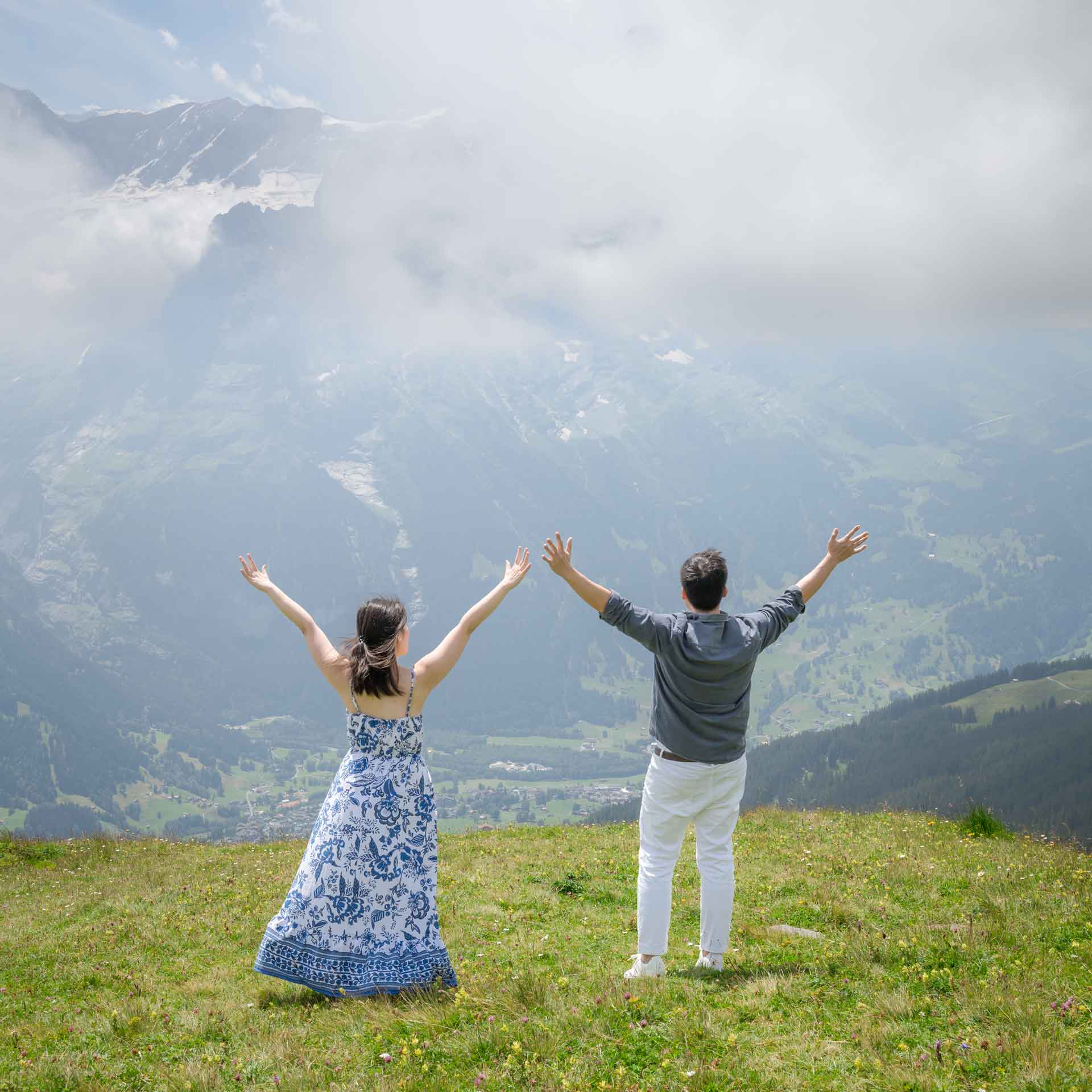 Photo Shoot on Grindelwald First