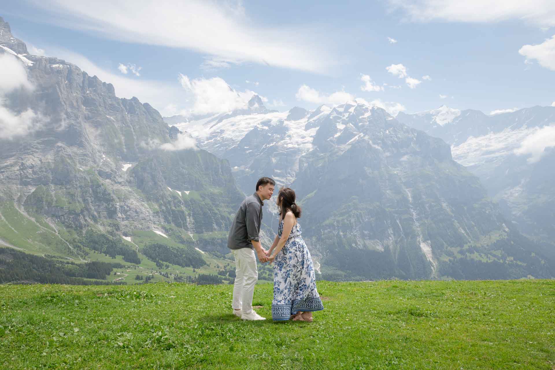 Photo Shoot on Grindelwald First