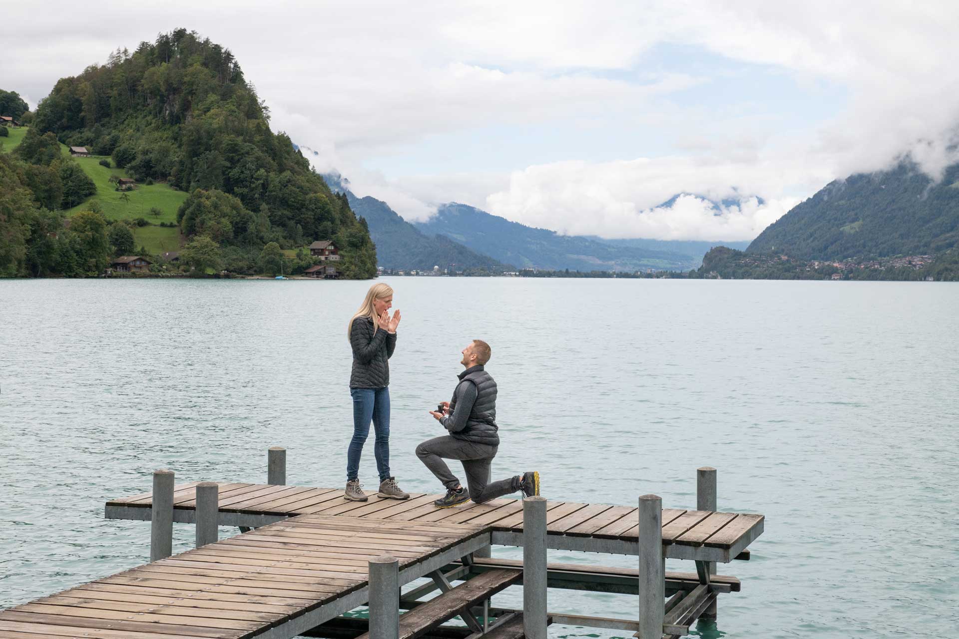 Marriage Proposal on Iseltwald Pier