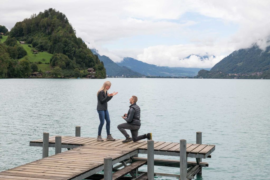 Marriage Proposal on Iseltwald Pier
